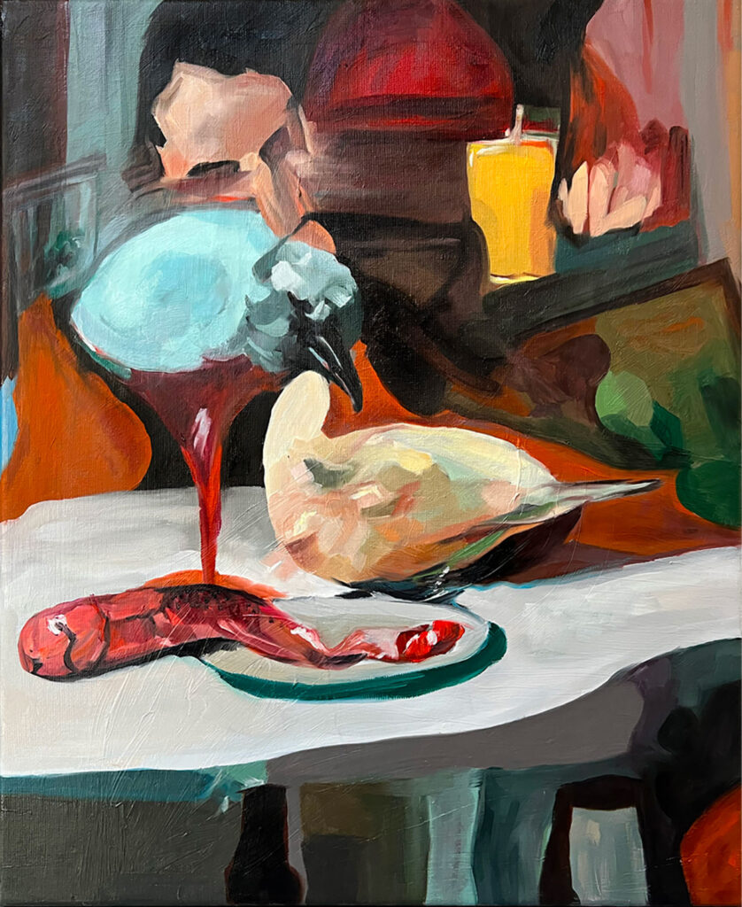 Kitchen Tales II, oil on linen, 2025