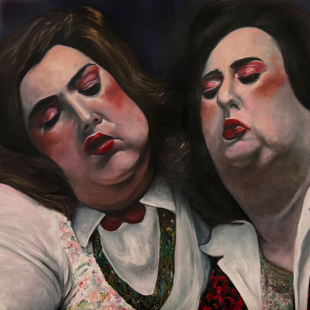 Sisters of Mercy, oil on linen, 2023