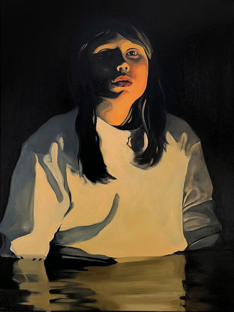 We should’ve done this and that, oil on linen, 2024